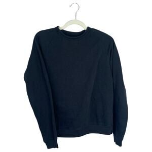 BARRY'S Bootcamp Black Crewneck Sweatshirt Size Small Athletic Logo